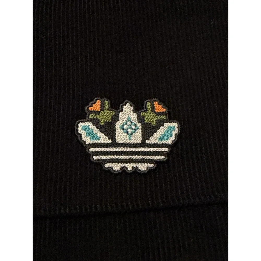 Adidas Trefoil Graphic Corduroy Sweatpants Men's Black M Originals